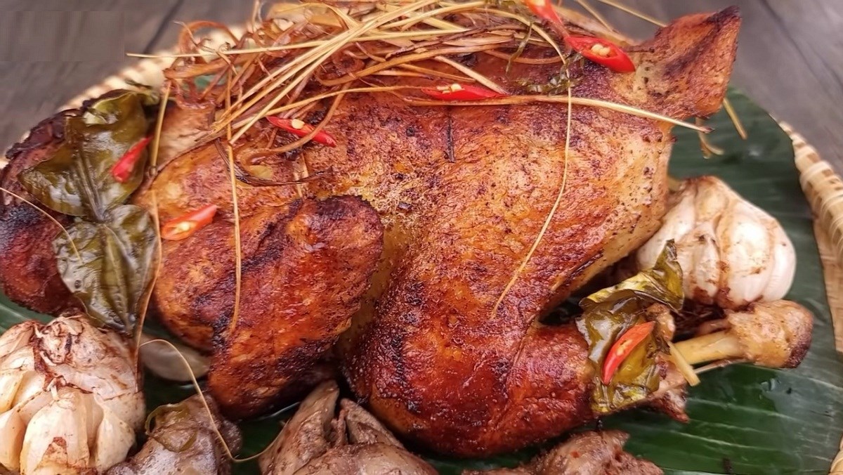 Gà đốt Ô Thum